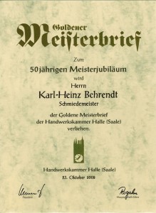 Goldener Meisterbrief